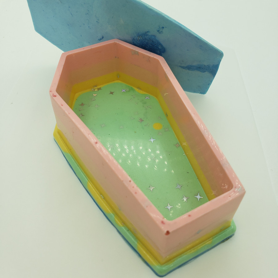 Coffin Box : Pastel Rainbow - Image 3