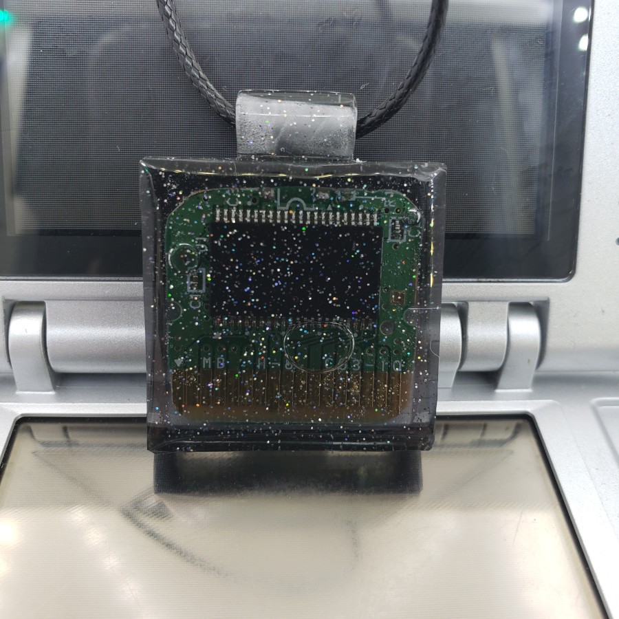 Cartridge Necklace: Black Glitter - Image 3
