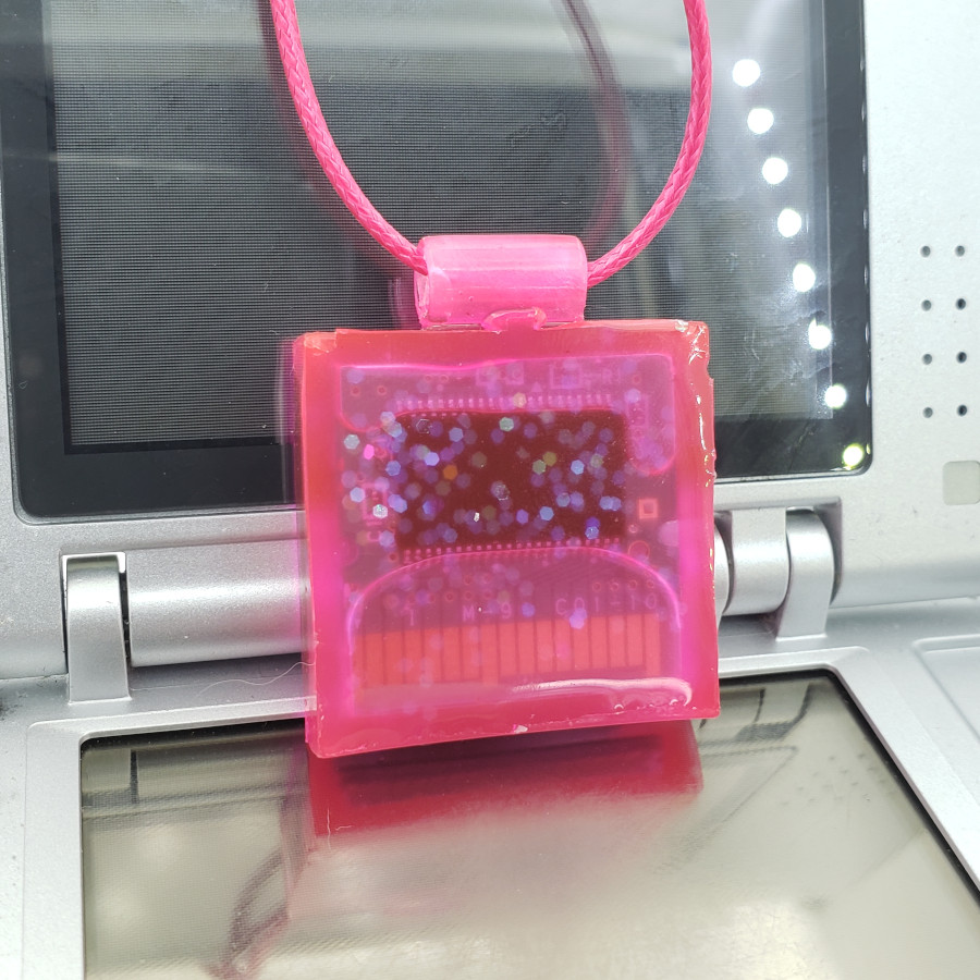 Cartridge Necklace Hot Pink