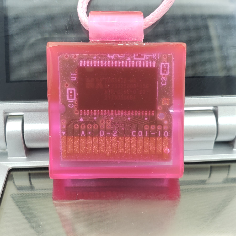 Cartridge Necklace: Fluorescent Pink