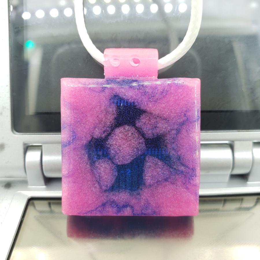 Cartridge Necklace: Hot Pink and Blue mix