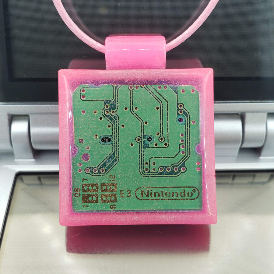 Cartridge Necklace: Hot Pink and Blue mix