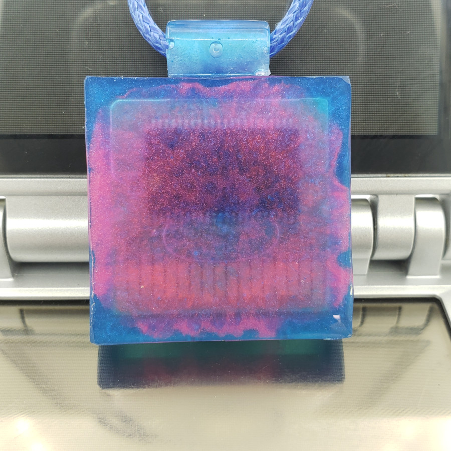 Cartridge Necklace: Light Blue & Pink
